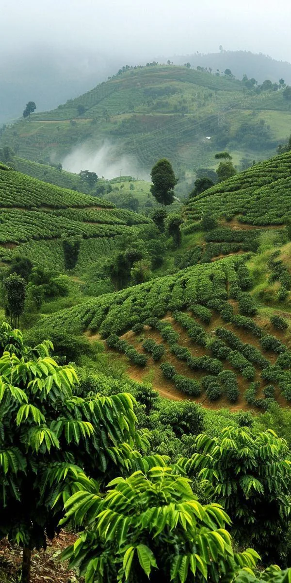 Ethiopian coffee highlands