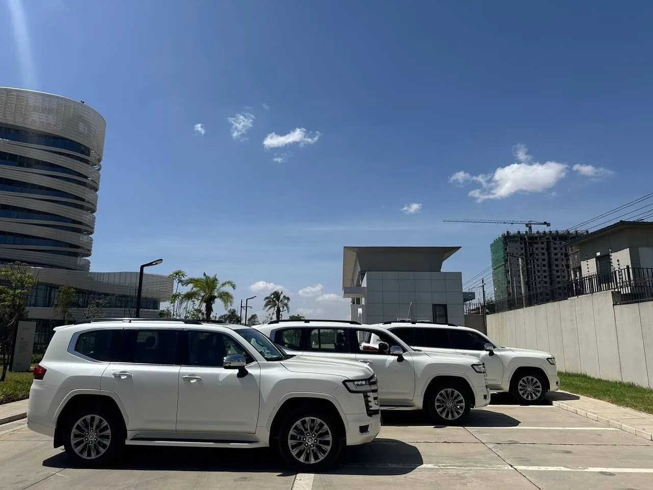 Premium car rental and chauffeur fleet in Ethiopia for Addis Ababa and tours