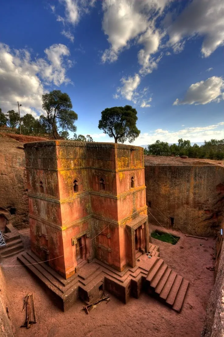 Rock-hewn church in Northern Ethiopia